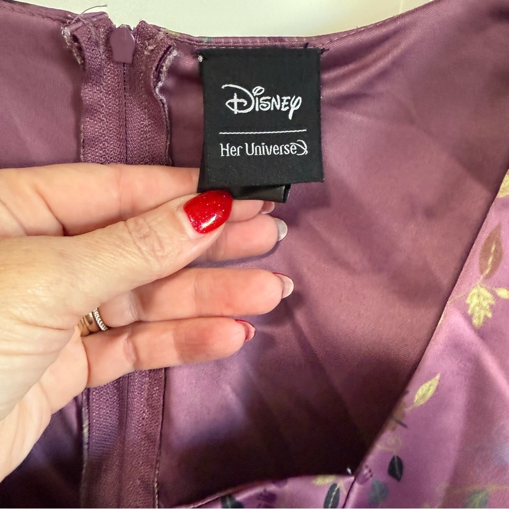 Her Universe Disney Hocus Pocus Sarah Peplum Lace-Up long sleeve top size XL - Picture 8 of 13